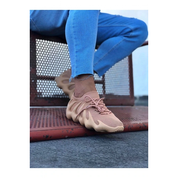 Taba Triko Sargı Taban Casual Erkek Ayakkabı