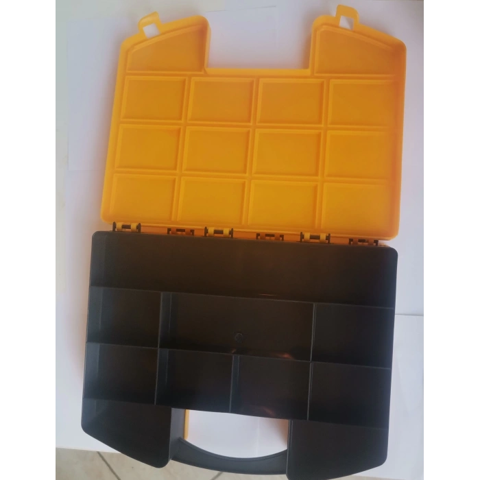 Takım Alet Çantası Çift Taraflı Olta Çivi Boncuk Kutusu - 24 Gözlü