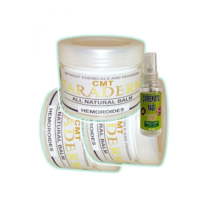 Taraderm Kremi 100 ml x 3 adet + Çörek Otu Yağı 30 ml