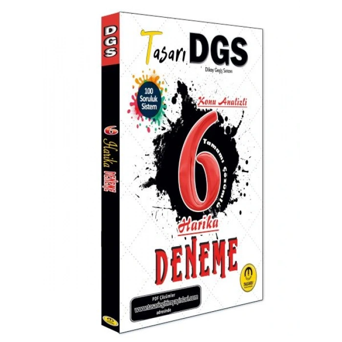 Tasarı Dgs Konu Analizli 6 Harika Çözümlü Deneme