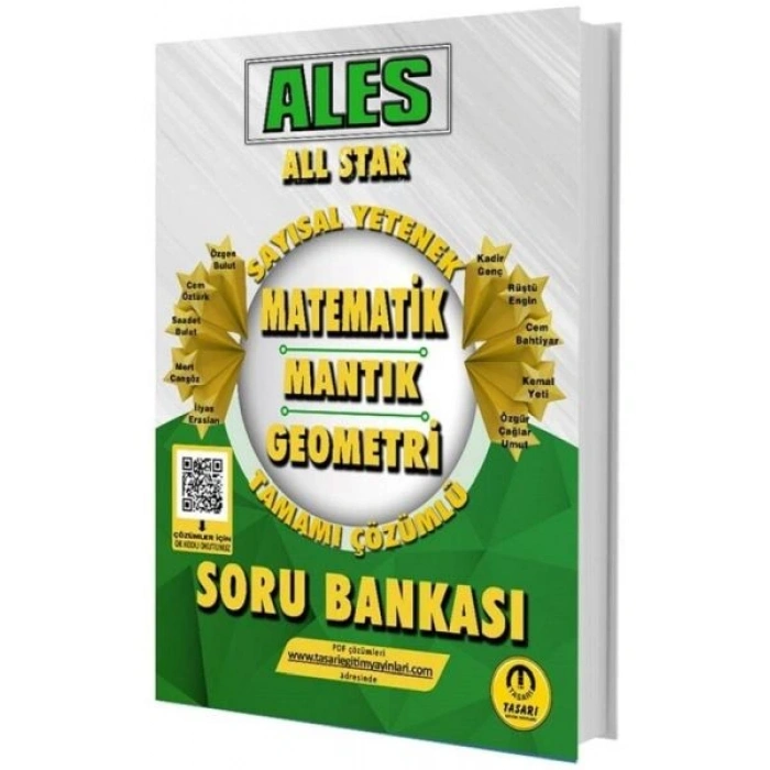 Tasarı Yayınları 2025 ALES All Star Sayısal Yetenek Matematik Mantık Geometri Soru Bankası