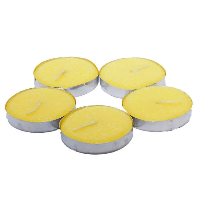 Tea Lights Sarı Mum 5 li 1 Paket