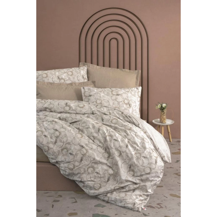 Tek Kişilik Minimal Nev Takımı Moil Bej