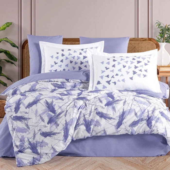 Tek Kişilik Poplin Nev Takımı Silva Lila