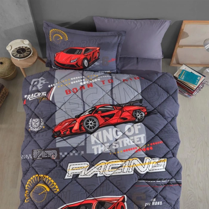 Tek Kişilik Ranforce Genç Desen Uyku Seti Racing Team