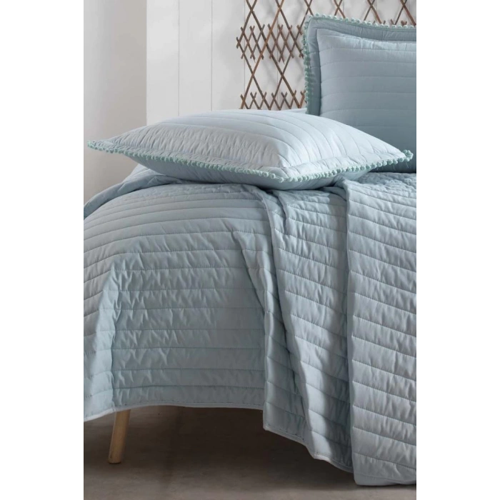 Tek Kişilik Yatak Örtüsü Pedra v4 Turkuaz