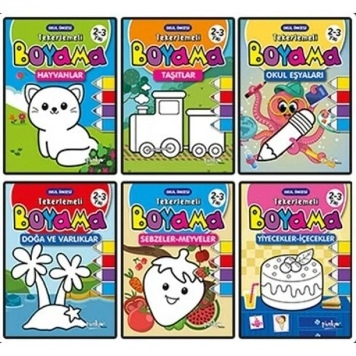 Tekerlemeli Boyama 6  (Takim)