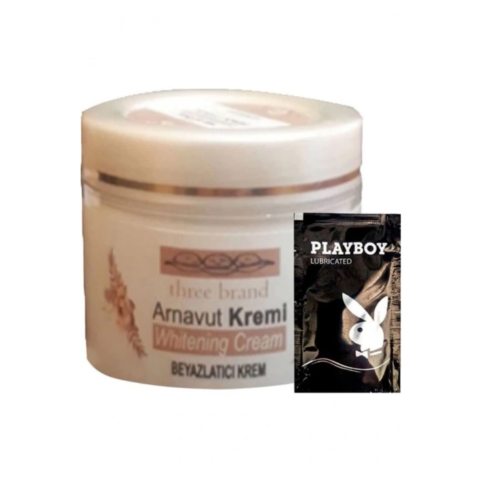 Three Brand Arnavut Kremi Whitening Cream Aklık Kremi 100 ml + 1 Tane Hediye Jel