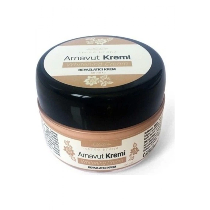 Three Brand Whitening Cream Arnavut Kremi 50 ml Aklık Kremi 5 Adet