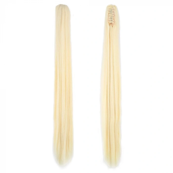 Tokalı Düz At Kuyruğu / Açık Platin