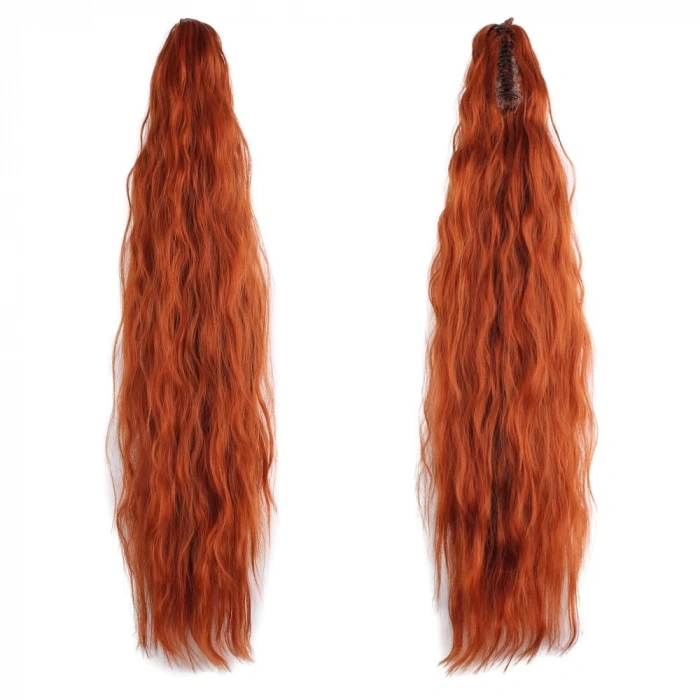 Tokalı Kabarık Dalgalı At Kuyruğu / Bakır