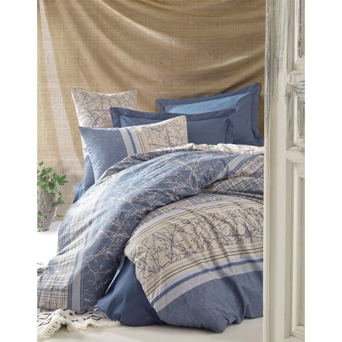 Toprak Serra Lacivert Çift Kişilik Nev Takımı