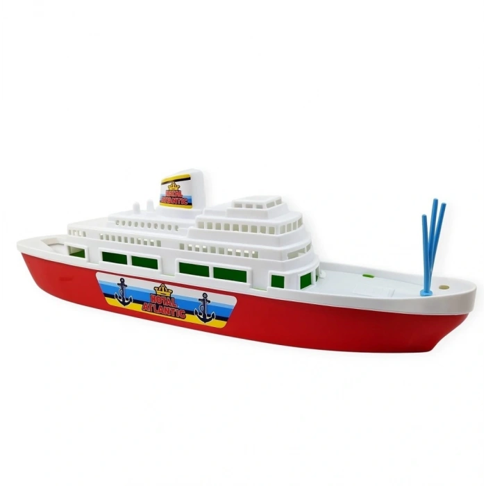 Transatlantik Yolcu Gemisi 45 cm - Kırmızı