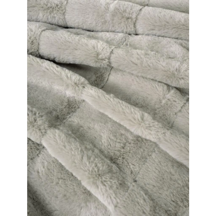 Trim Çift Kişilik Battaniyeli Nev Takımı Suave Gri