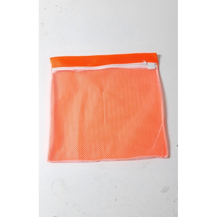 Tcu - Fermuarlı - Hassas Çamaşır Terlik  Ayakkabı Yıkama Filesi Büyük Boy