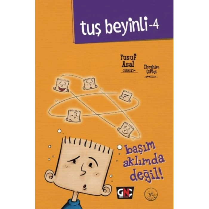 Tuş Beyinli 4 - Başım Aklımda Değil (Ciltli)