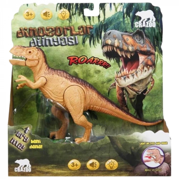 Tyrannosaurus Rex Dinozor Işıklı Sesli