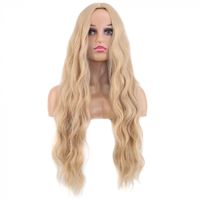 Uzun Su Dalgası Fiber Sentetik Peruk / Balköpüğü