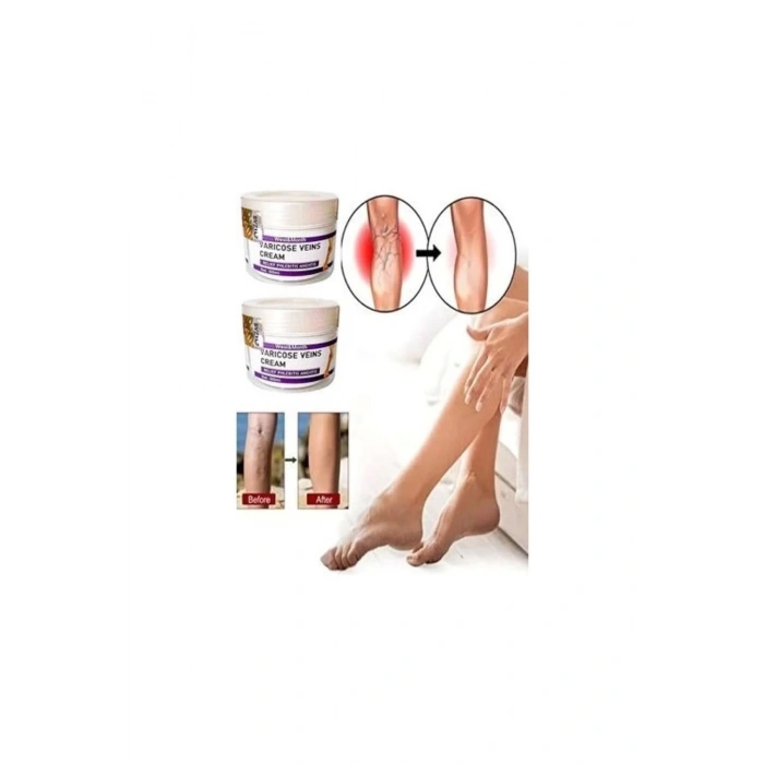 Varicose And Spider Veins Soothing Leg Cream Bacak Bakım Kremi 100 ml x 2 Adet