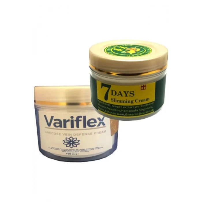 Variflex 100 ml Bacak Krem + 7days Slimingcream Yaz Hazırlığı Krem