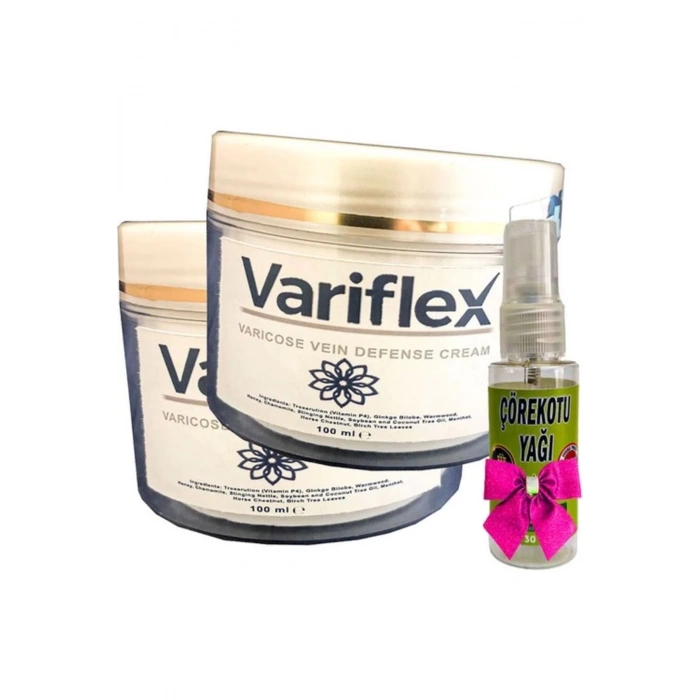 Variflex Krem 100 ml x 2 adet + ve Çörek Otu Yağı 30 ml