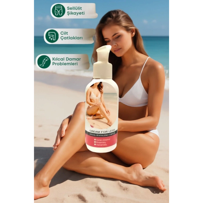 Var.is Bölgesi Için Bacak Onarmaya Yardımcı Ve Besleyici on Masaj Kremi 100 ml