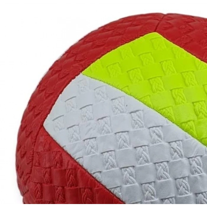 Voleybol Topu Desenli 280 gr - VB-280-KIRMIZI