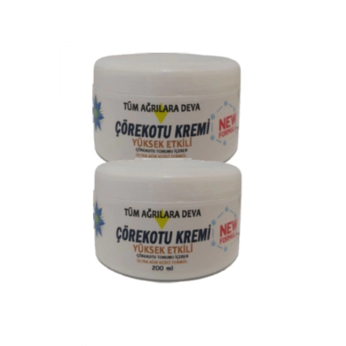Vücut Agrıları için Yüksek Etkili Çörekotu Bakım Kremi 200 ml X 2 adet