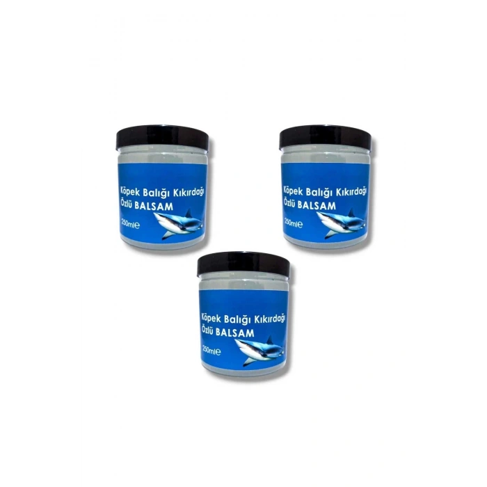 Vücut Ağrılarınız İçin Köpek Balığı Kıkırdağı Özlü Balsam 250 ml x 3 Adet