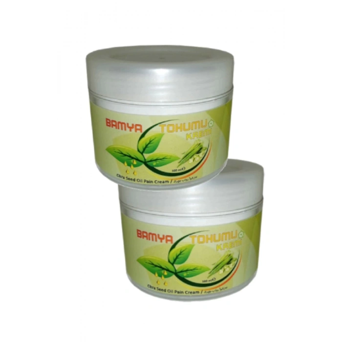 Vücut Sızıları için Bamya Tohumu Yağlı Mesaj Kremi 100 ml X 2 ADET