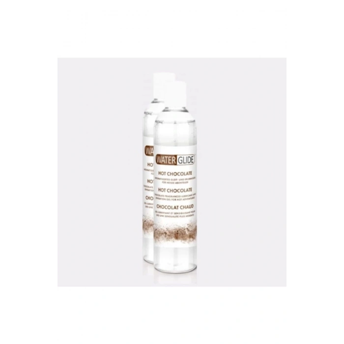 Water Glide Waterglide Hot Chocolate Lubricant Gel 400Ml Çikolata Aromalı Jel 2 Adet