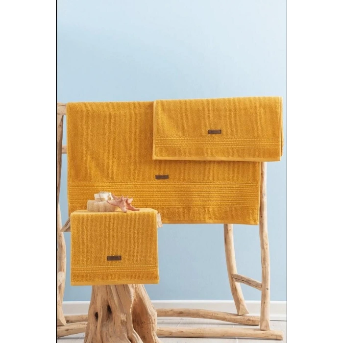 Welness Sunset Sarı Havlu Seti