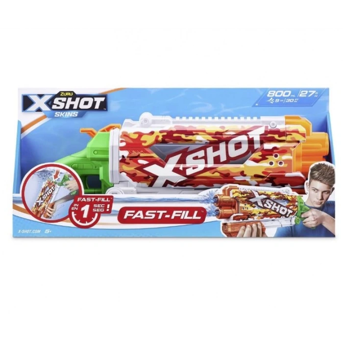 X-SHOT Su Tabancası - Hızlı Doldurma Fonksiyonlu - Tcu