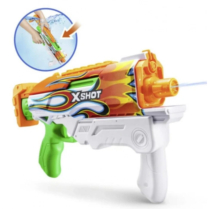 X-SHOT Su Tabancası - Hızlı Doldurma Fonksiyonlu - Yeşil