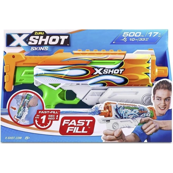 X-SHOT Su Tabancası - Hızlı Doldurma Fonksiyonlu - Yeşil