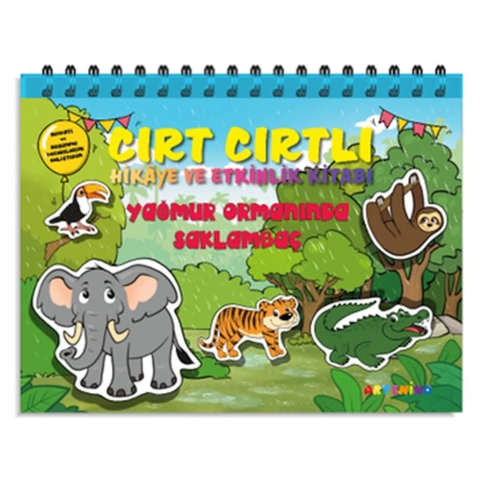 Yağmur Ormanında Saklambaç - Cırt Cırtlı Hikaye ve Aktivite  Serisi