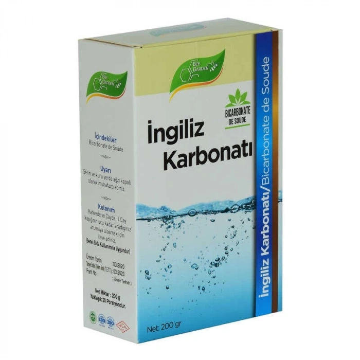 Yenilebilir İngiliz Karbonatı Bicarbonate De Soude 200 Gr