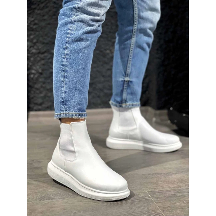 Yüksek Taban Ayakkabı  Beyaz