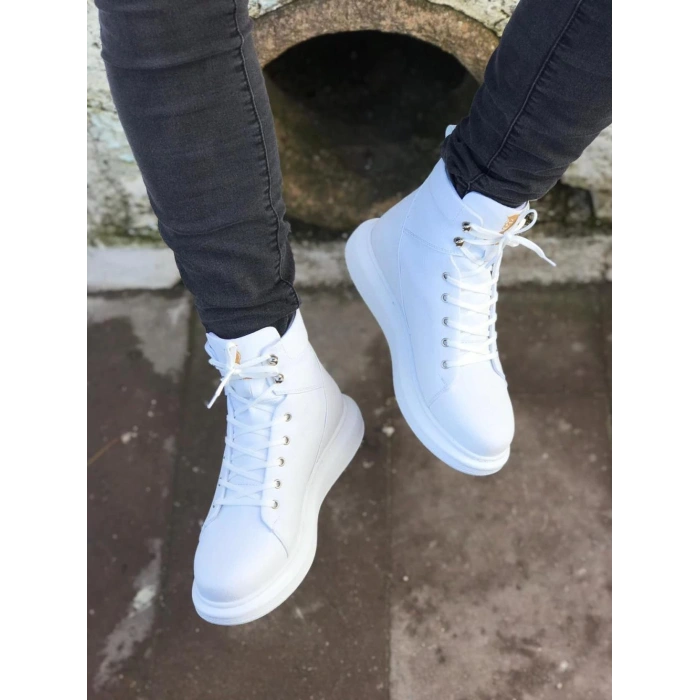 Yüksek Taban Ayakkabı  Beyaz