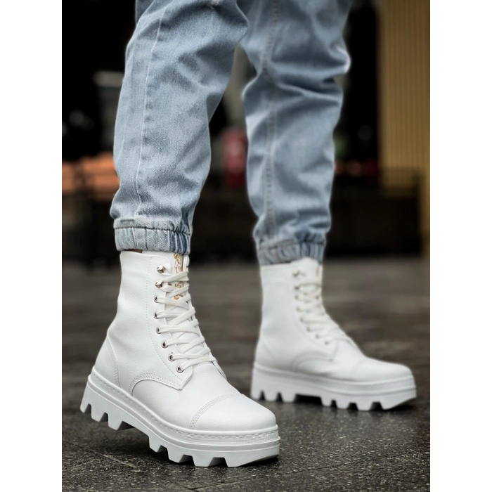 Yüksek Taban Ayakkabı  Beyaz