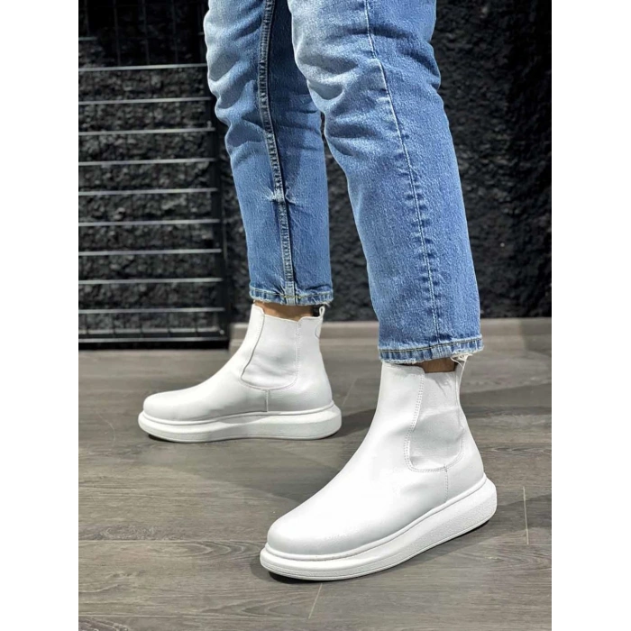 Yüksek Taban Ayakkabı  Beyaz