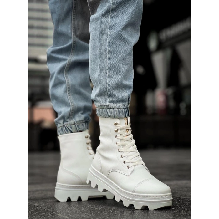 Yüksek Taban Ayakkabı  Beyaz