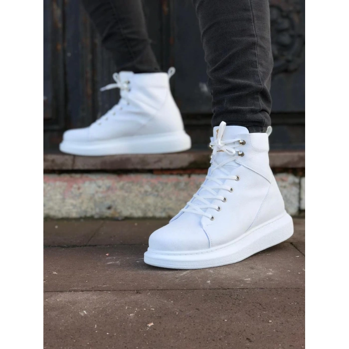 Yüksek Taban Ayakkabı  Beyaz