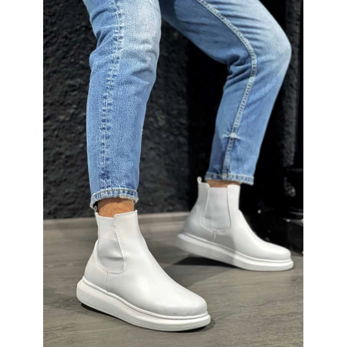 Yüksek Taban Ayakkabı  Beyaz