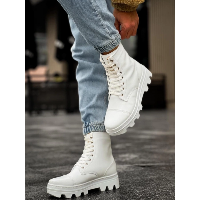 Yüksek Taban Ayakkabı  Beyaz