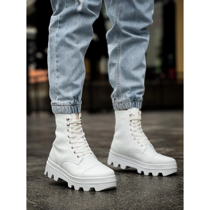 Yüksek Taban Ayakkabı  Beyaz