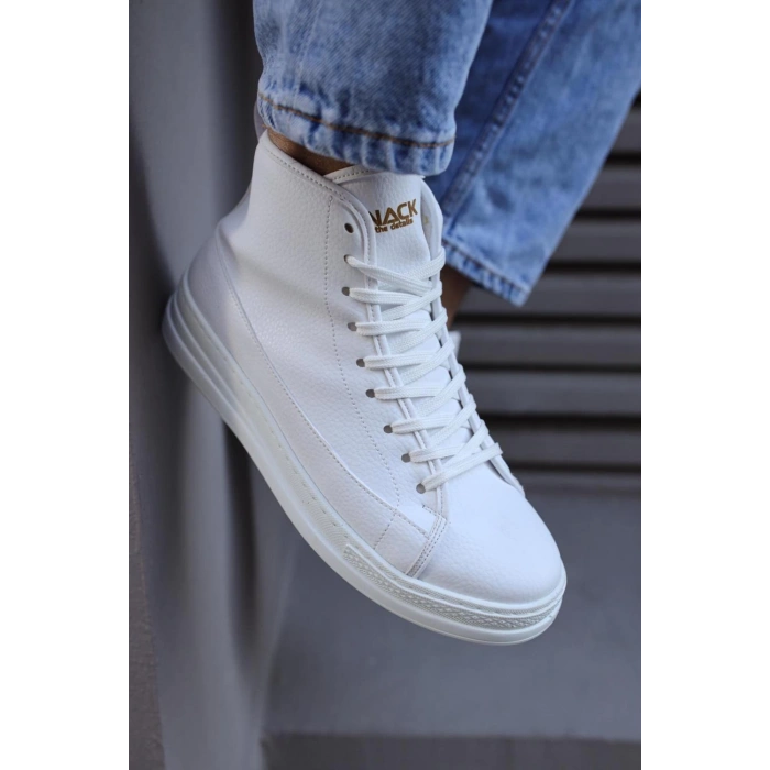 Yüksek Taban Ayakkabı C- Beyaz