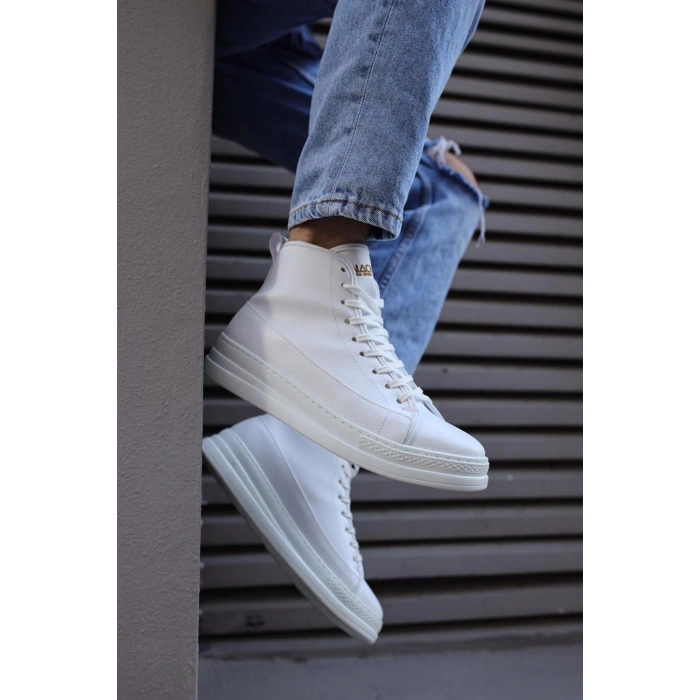 Yüksek Taban Ayakkabı C- Beyaz
