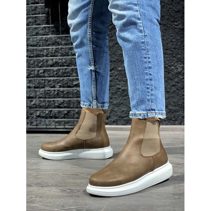 Yüksek Taban Ayakkabı  Vizon