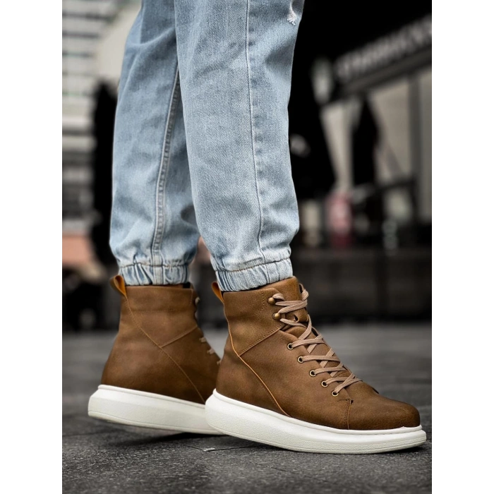 Yüksek Taban Ayakkabı  Vizon